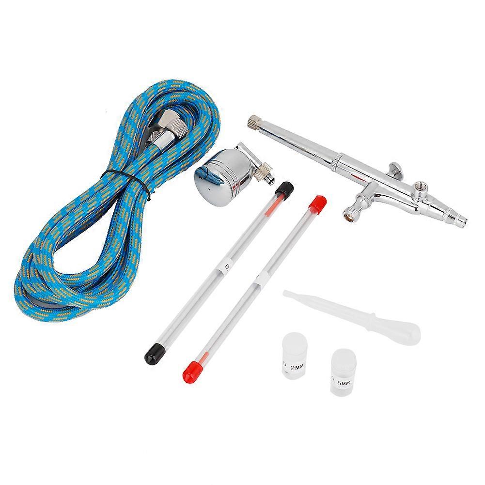 7CC Airbrush Double Action Spray Gun Set with 0.20.30.5mm Nozzle Sprayer