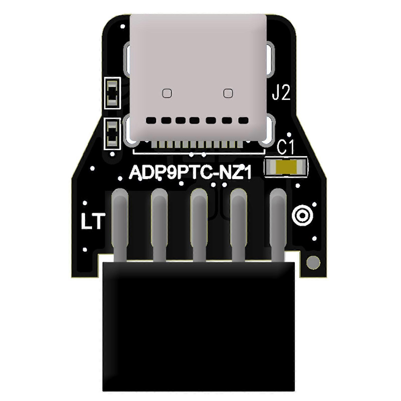USB 2.0 Anakart Adaptörü, Bilgisayarlar ve Tabletler için 9 pin - Type E USB C Ön Panel Başlık Dönüştürücü