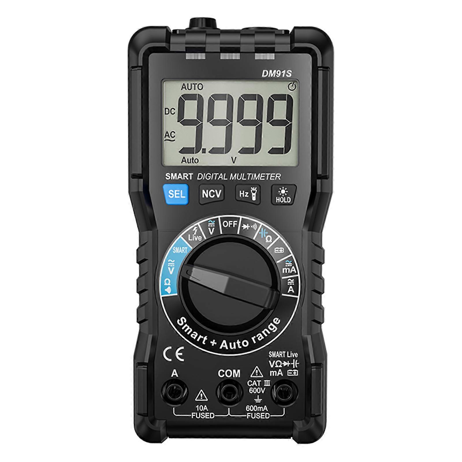 Digital Multimeter Transistor Test Ammeter Voltmeter Capacitance Tester Current Suitable for Engineering Electric Tools