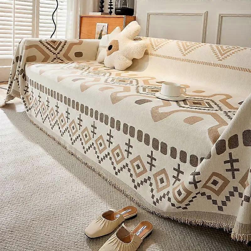 Chenille Sofa Towel Printing Sofa Towel One-piece Type Scratch-resistant Sofa Towel Four Seasons Suitable Furniture Protector