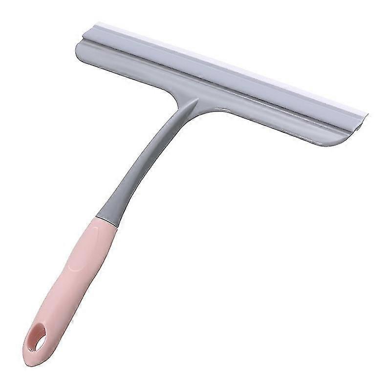 Shower Squeegee, Bathroom Squeegee, Silicone Shower Squeegee Pink24.5*25CM