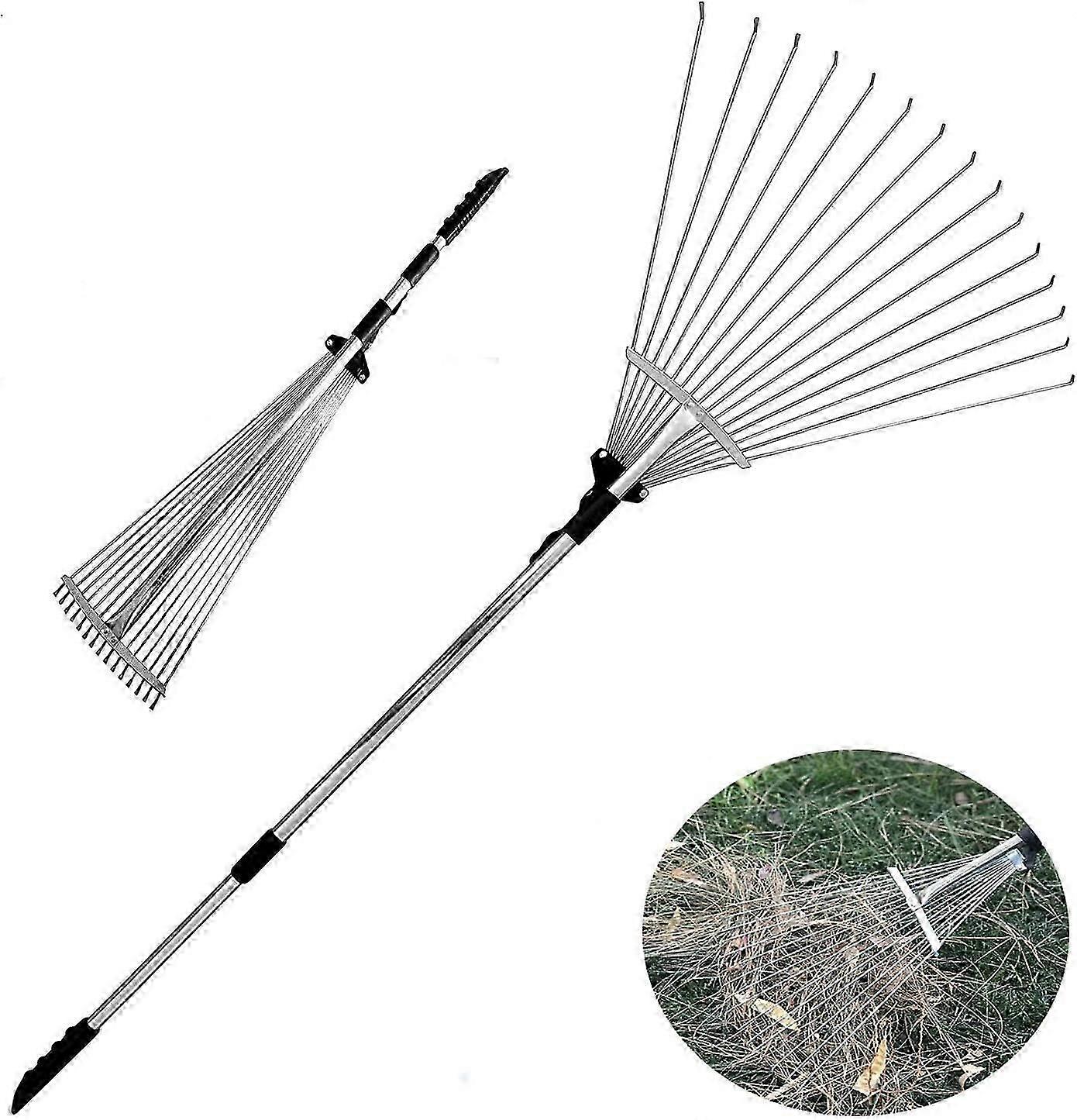 ZK-garden rakes, rakes, adjustable rakes, garden leaf rakes, metal rakes,  rakes, leaf rakes, lawn rakes,