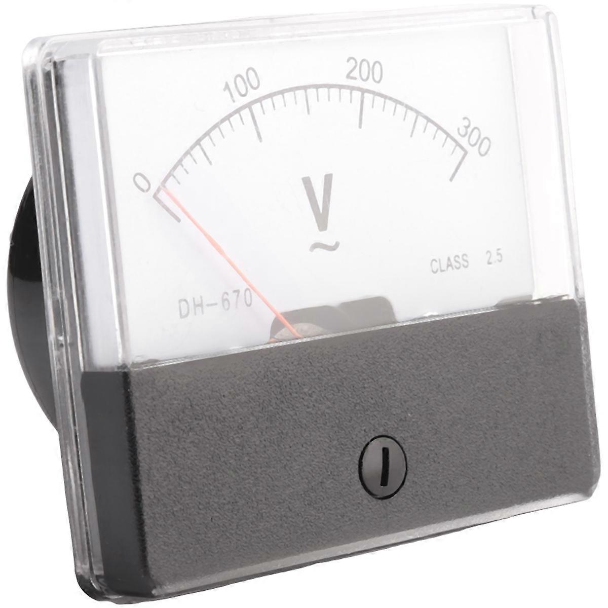 Rechteck AC 0-300 V Messgerät Analog Spannung Panel Meter Voltmeter DH670