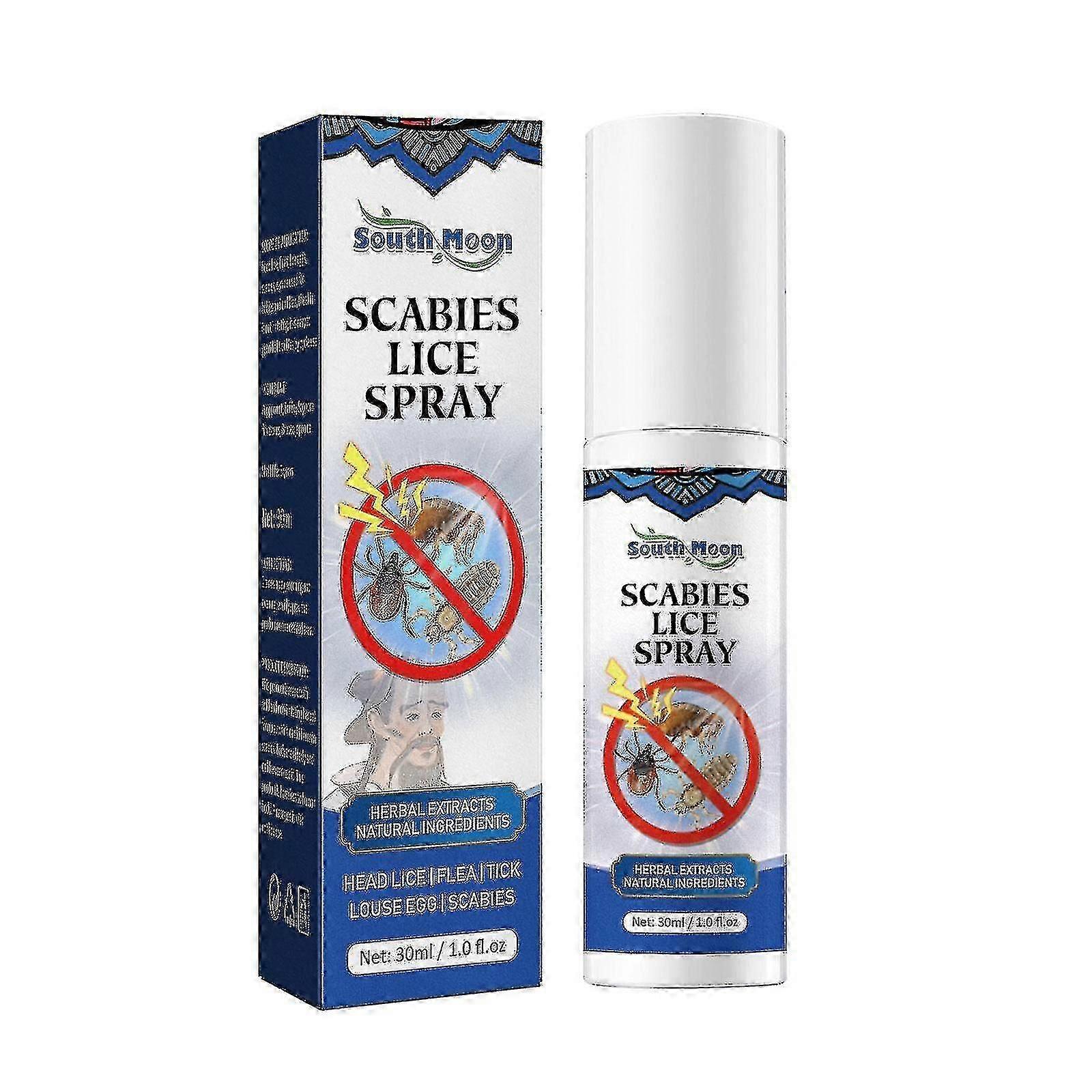 2025 New Pubic Lice Antibacterial Spray Removal Lice Eggs And Scalp Anti-itch