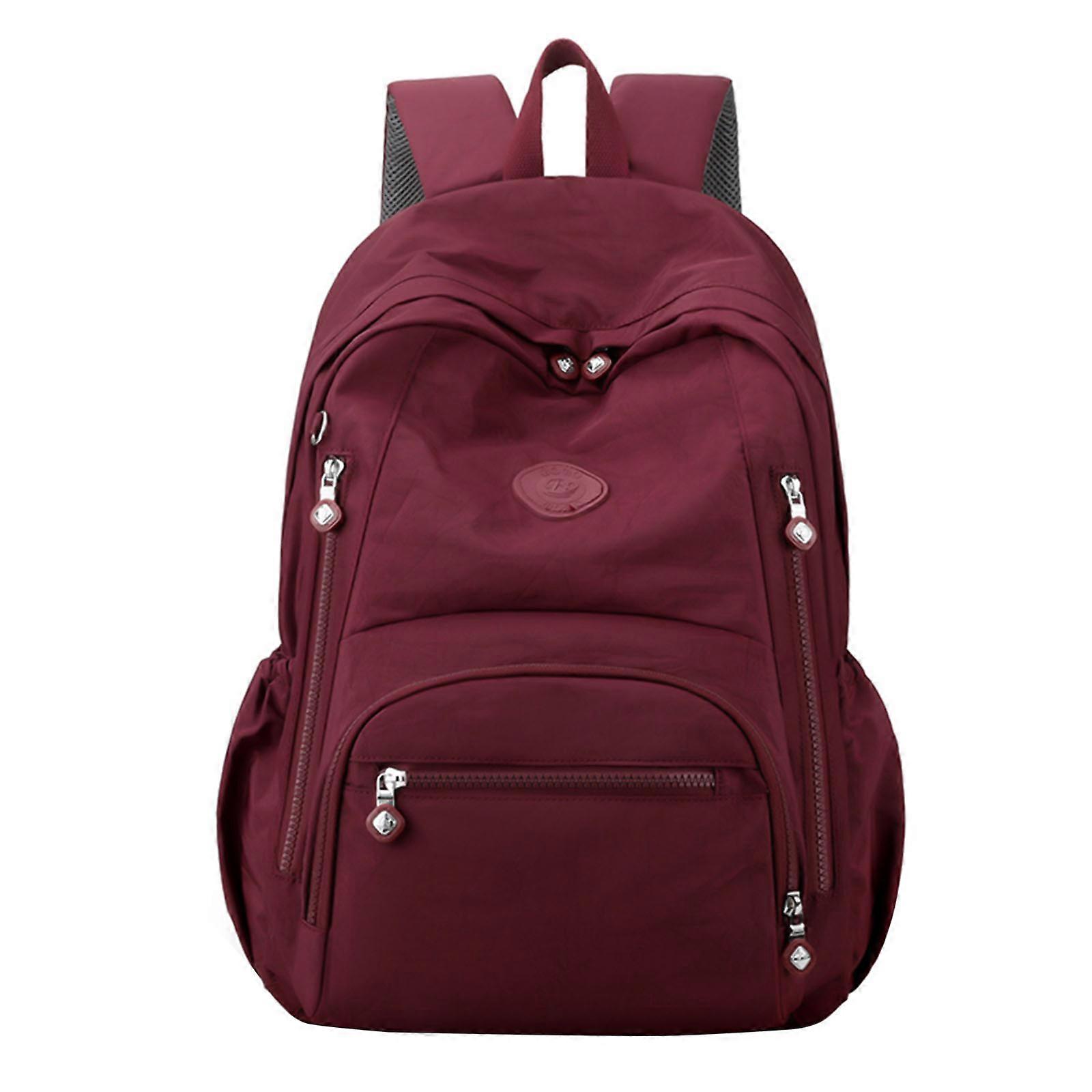 Multifunctional Backpack for Women Man Laptop Backpack Student School Backpack Large Capacity Backpack Travel Backpack  Red