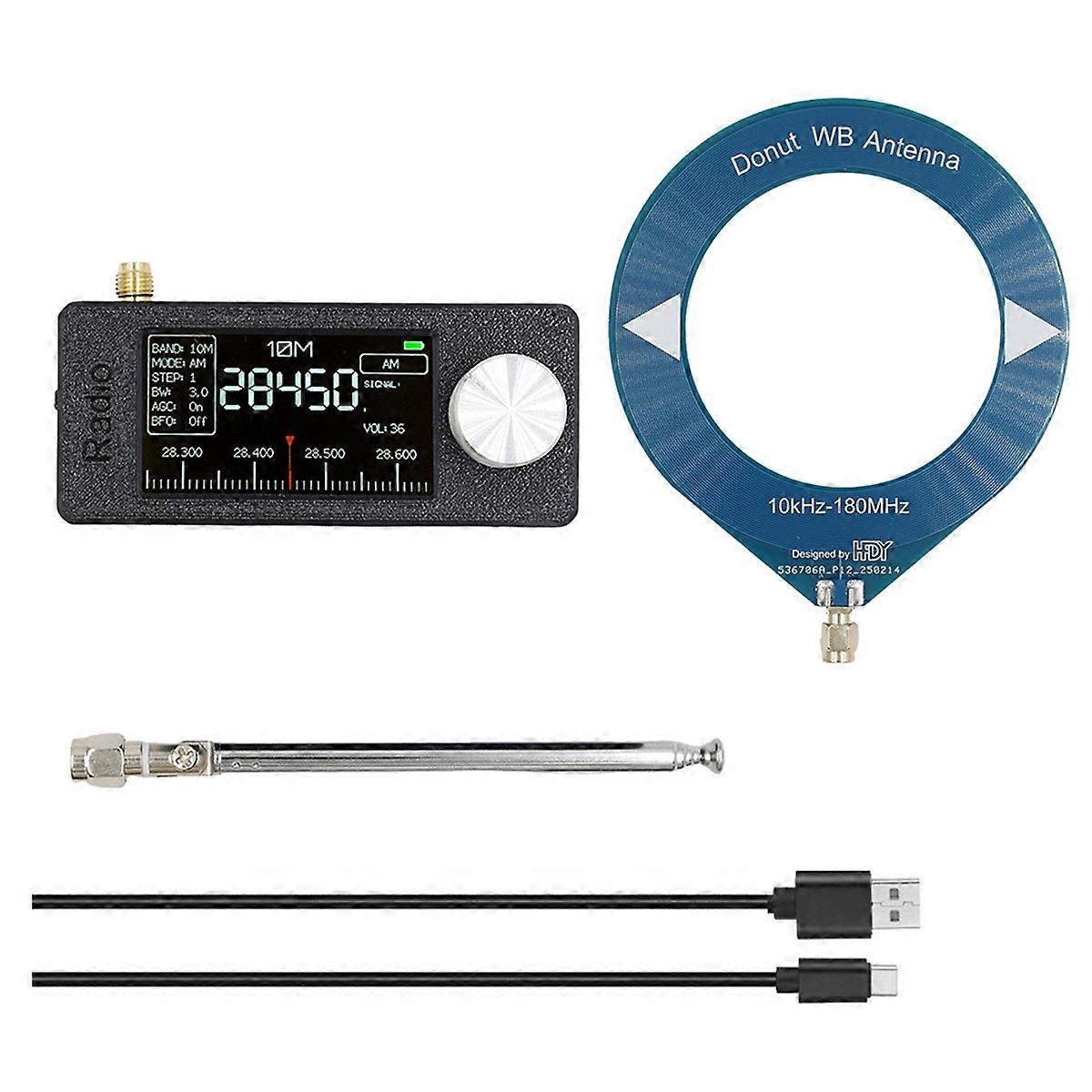 Mini SI4732 SMA Interface Mini Loop Antenna Radio with Antenna