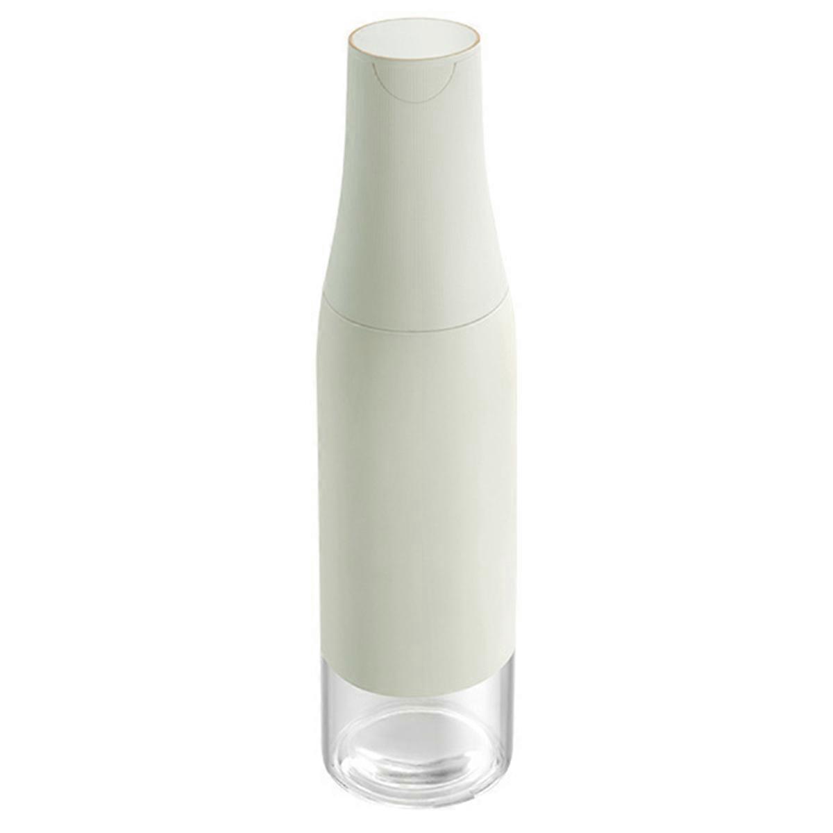 Glass Oil Bottle Automatic Switch Olive Oil Condiment Container Green