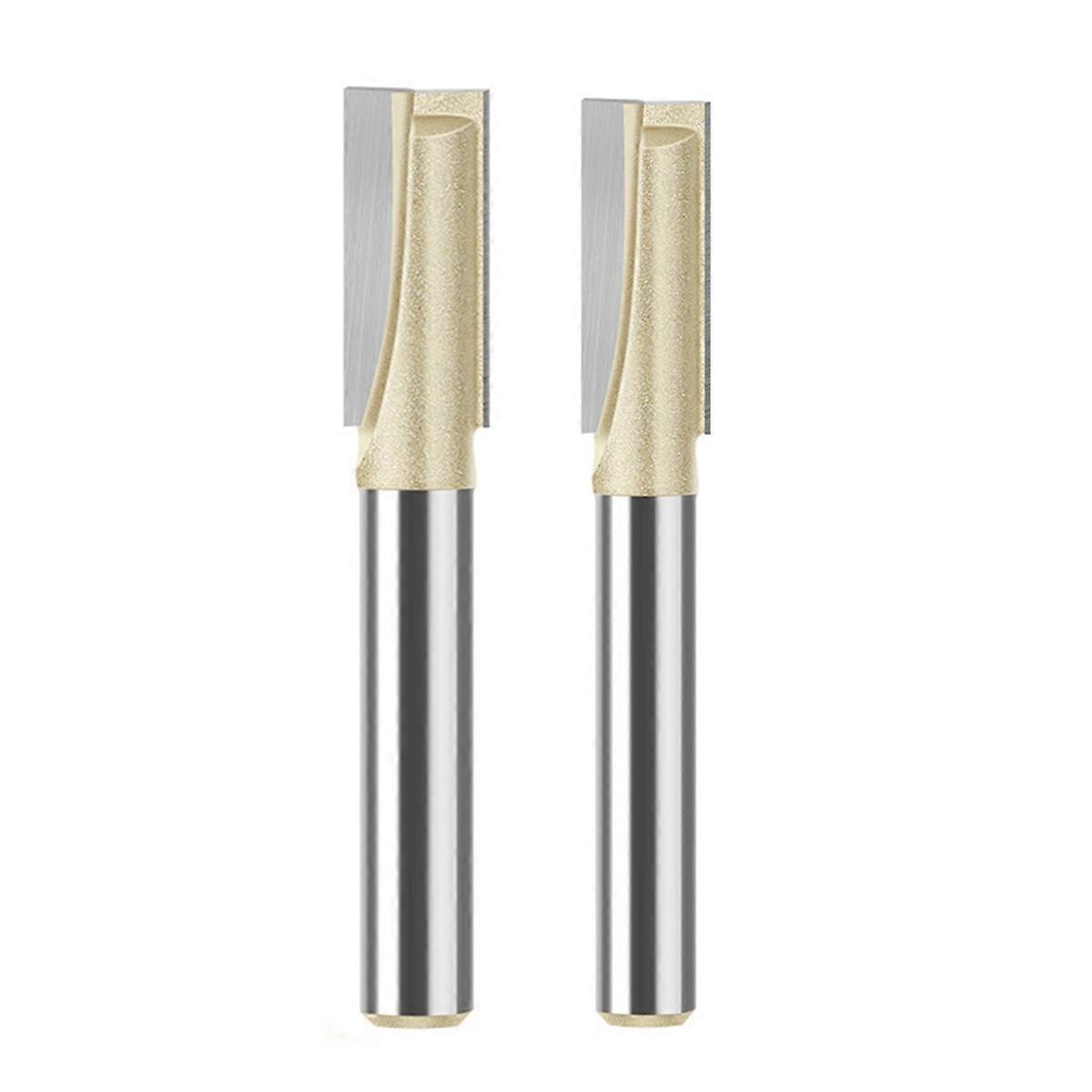 2PCS Bottom Cleaning Router Bits for Wood Woodworking Bits