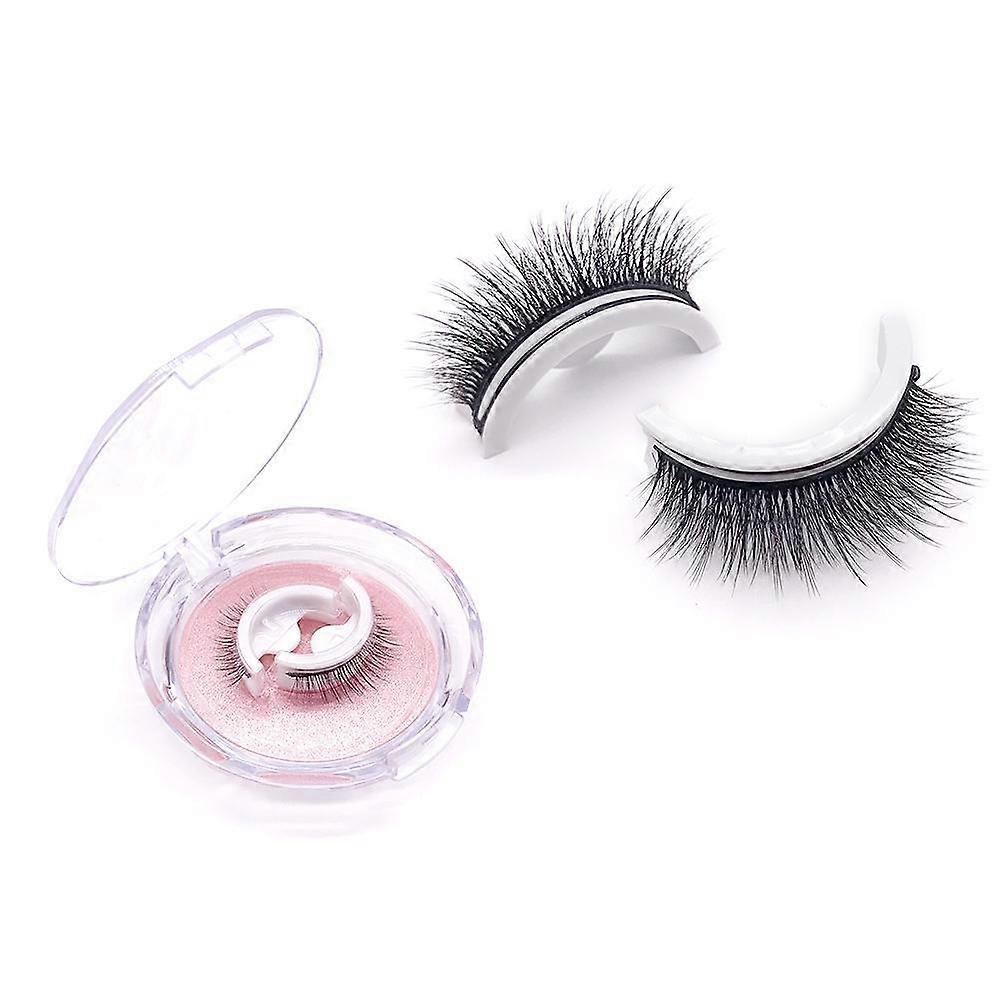 Adhesive False Eyelashes 3D False Eyelashes Waterproof Reusable Eyelashes No Liner or Glue Required