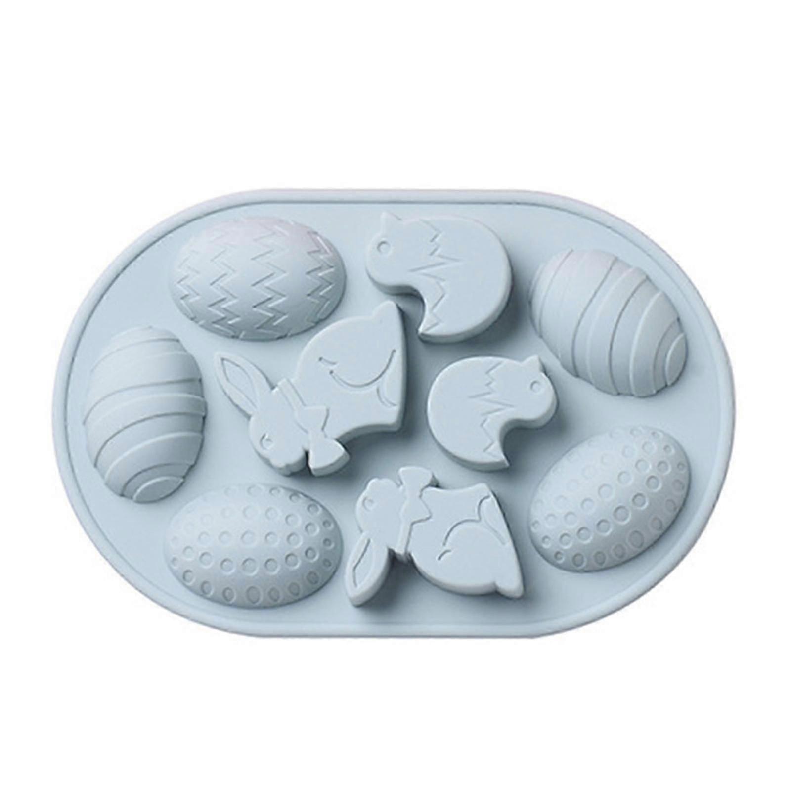 Easter Bunny Egg Silicone Mold Handmade Soap Candle Making Mould