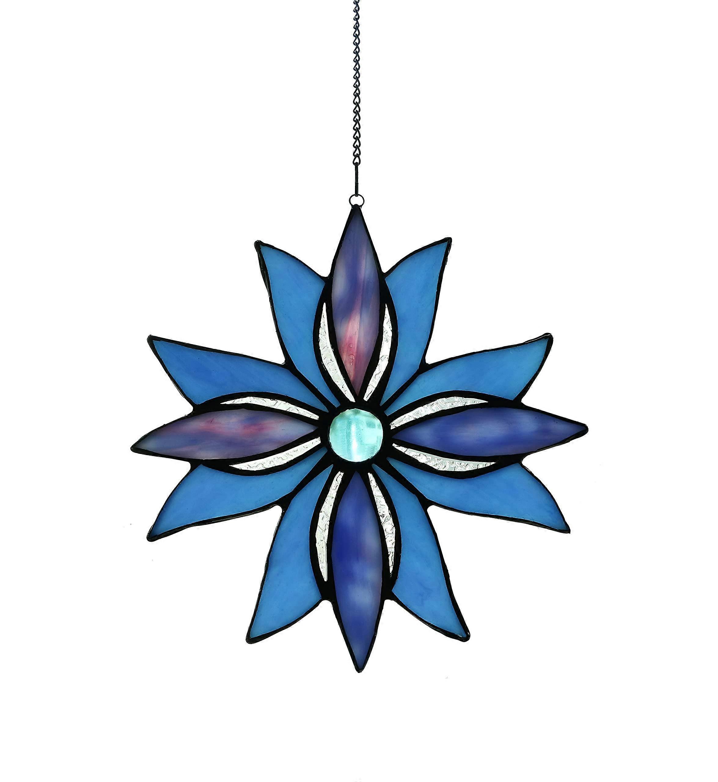 Handcrafted Tiffany Style Stained Glass Window Hanging for Window Decoration