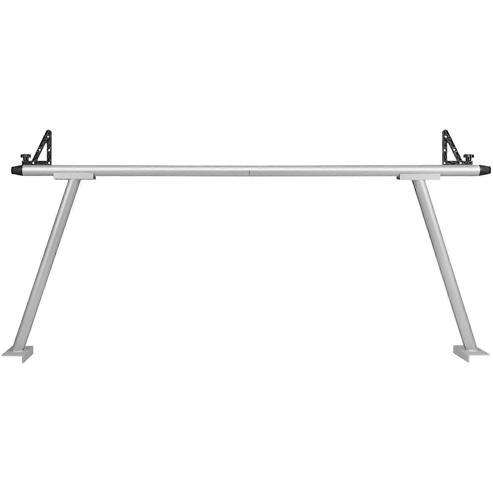 Porte-bagages pour camion, capacité de 800 lb, support d’échelle en aluminium de 71 po x 31 po pour camion avec 8 serre-joints en C non perçants, ensemble de deux barres de support de lit de camion robuste