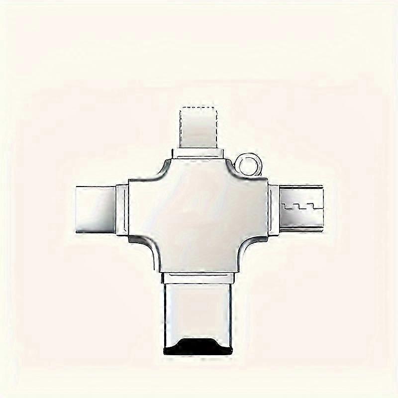 Suitable For IOS Adapter, For Android/Type-C Mobile Phone Four-in-one Multi-function Card Reader, TF Card USB 3.0