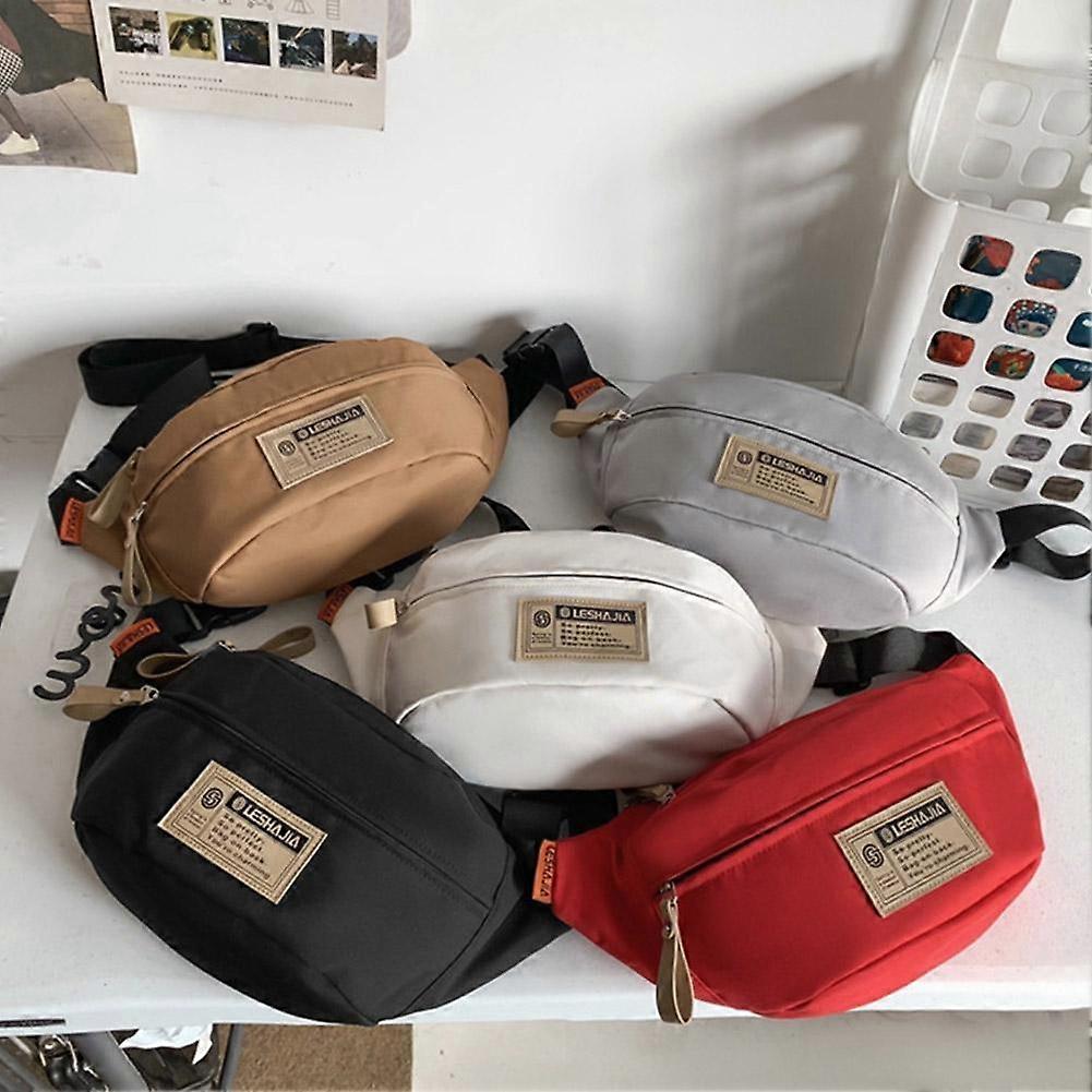 حقيبة خصر نايلون أنيقة كاجوال للرجال والنساء، حقيبة صدر كروس بودي