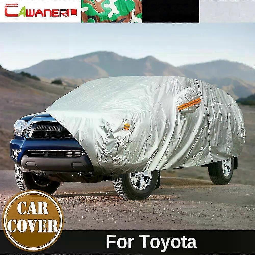 Ισχύει για το κάλυμμα αυτοκινήτου Αδιάβροχο Αυτόματο υπαίθριο κάλυμμα προστασίας από τον άνεμο βροχής χιονιού για Toyota Agya Gt86 Avanza Spacia Aqua Pixis