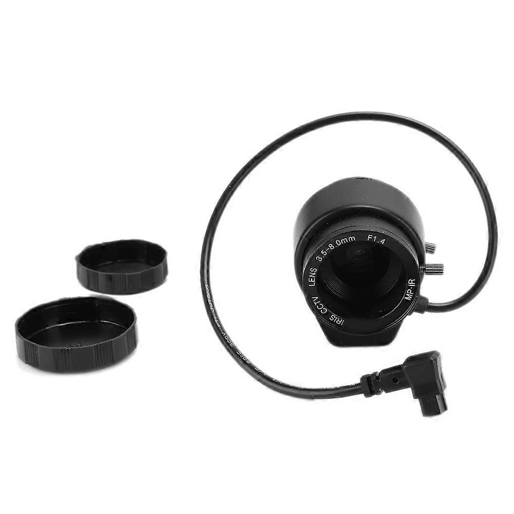 3.5-8mm Auto Iris Security Camera Lens - HD 720P Clarity, Low Distortion, High Compatibility