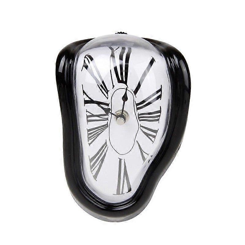Right angle twist clock creative seat melted twist clock Amazon novel digital digital digital digital clock