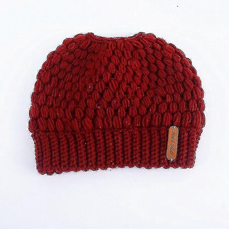 Vinter Strikke hatter, Kvinner Damer Stretch Varm Cap