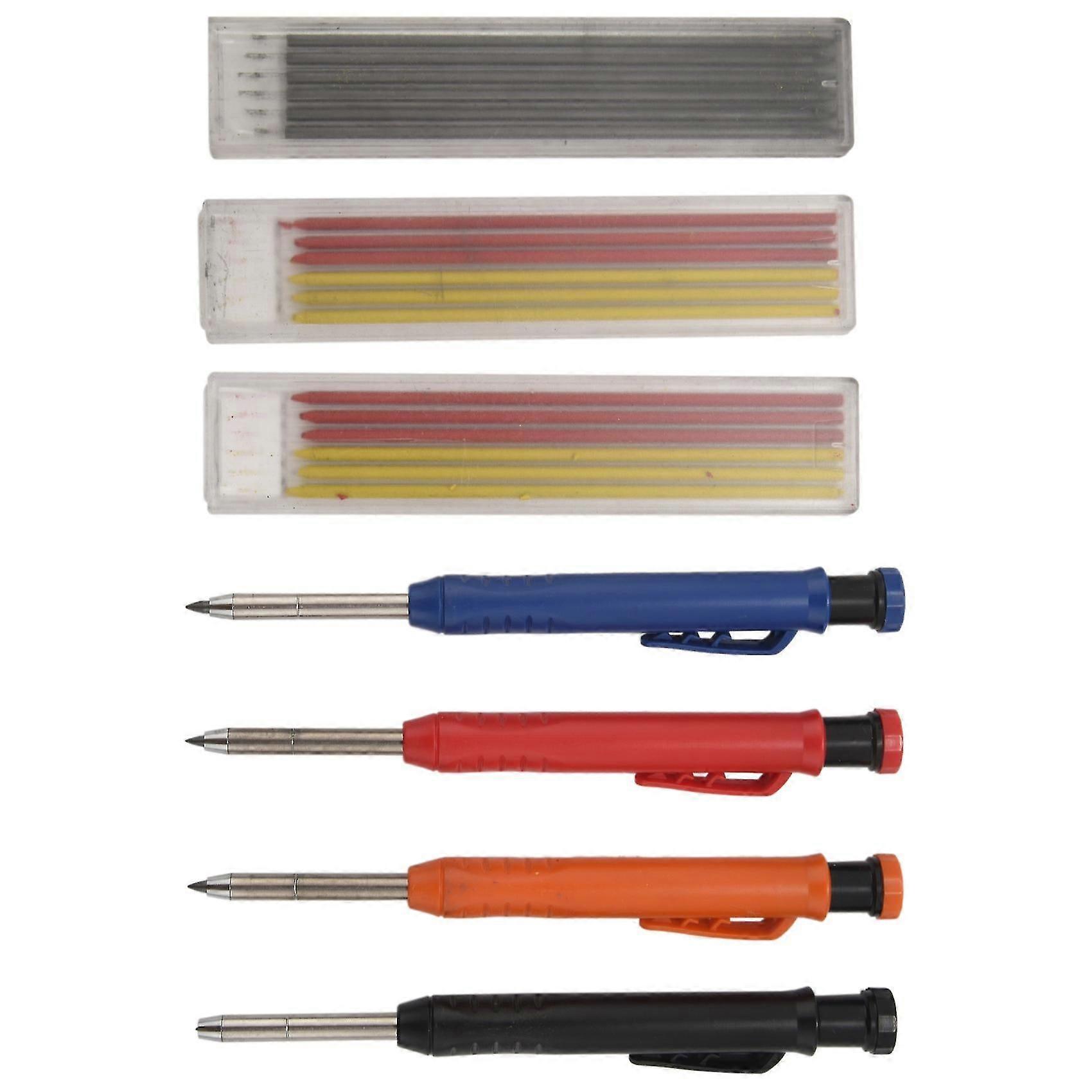Carpenter Pencils,solid Carpenter Pencils With -in Pencil Sharpener,mechanical Drawing Pencils For