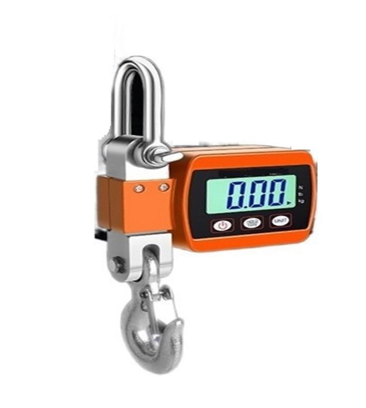Crane Scale, Digital Hanging Scale LCD 500Kg/300Kg Backlight Hook Scales
