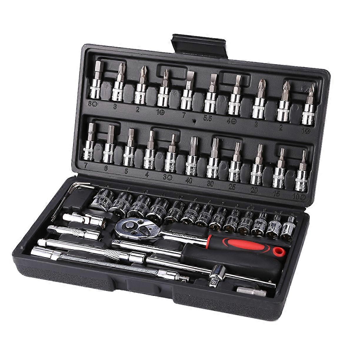 Repair Tool Wrench Set Head Ratchet Pawl Socket Spanner Screwdriver