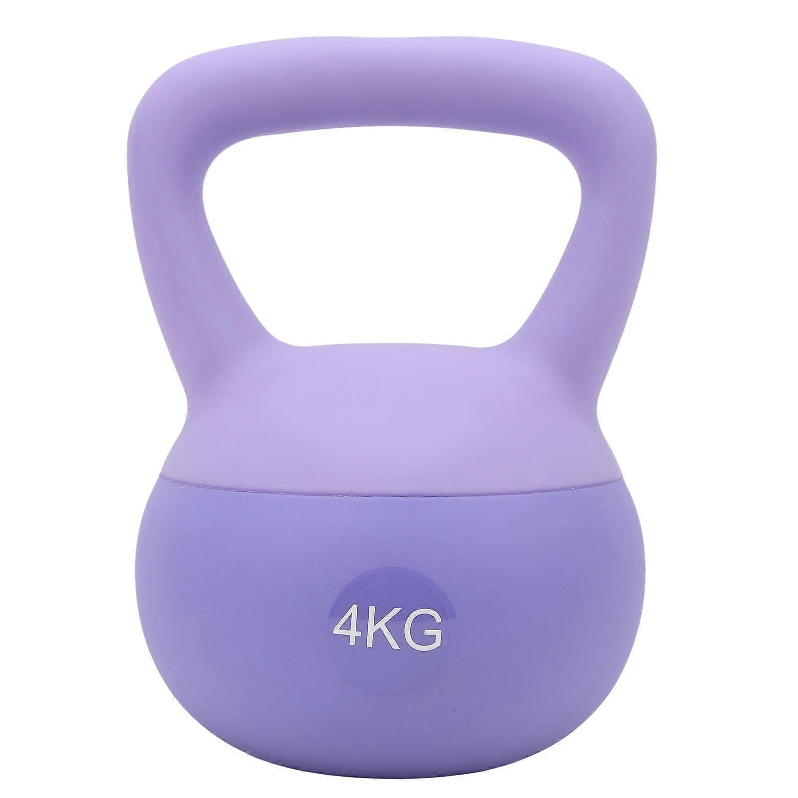 Soft Kettlebell PVC 4KG Squat Strength Training Home Hip Exerciser Women Fitness Weights Accessories