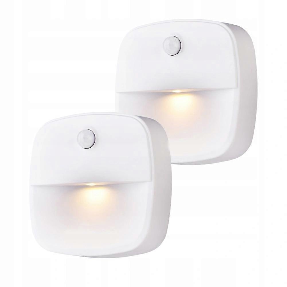 Lampe de nuit à détecteur de mouvement alimentée par 2 pièces