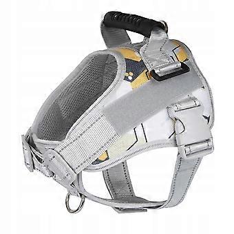 Reflective Pet Harness No Pull Dog Harness Vest Adjustable Working Yellow L