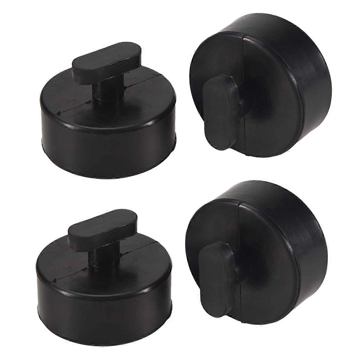 4 PCS Car Jack Solid Adapter Rubber Jack Pad Rubber Pad for 