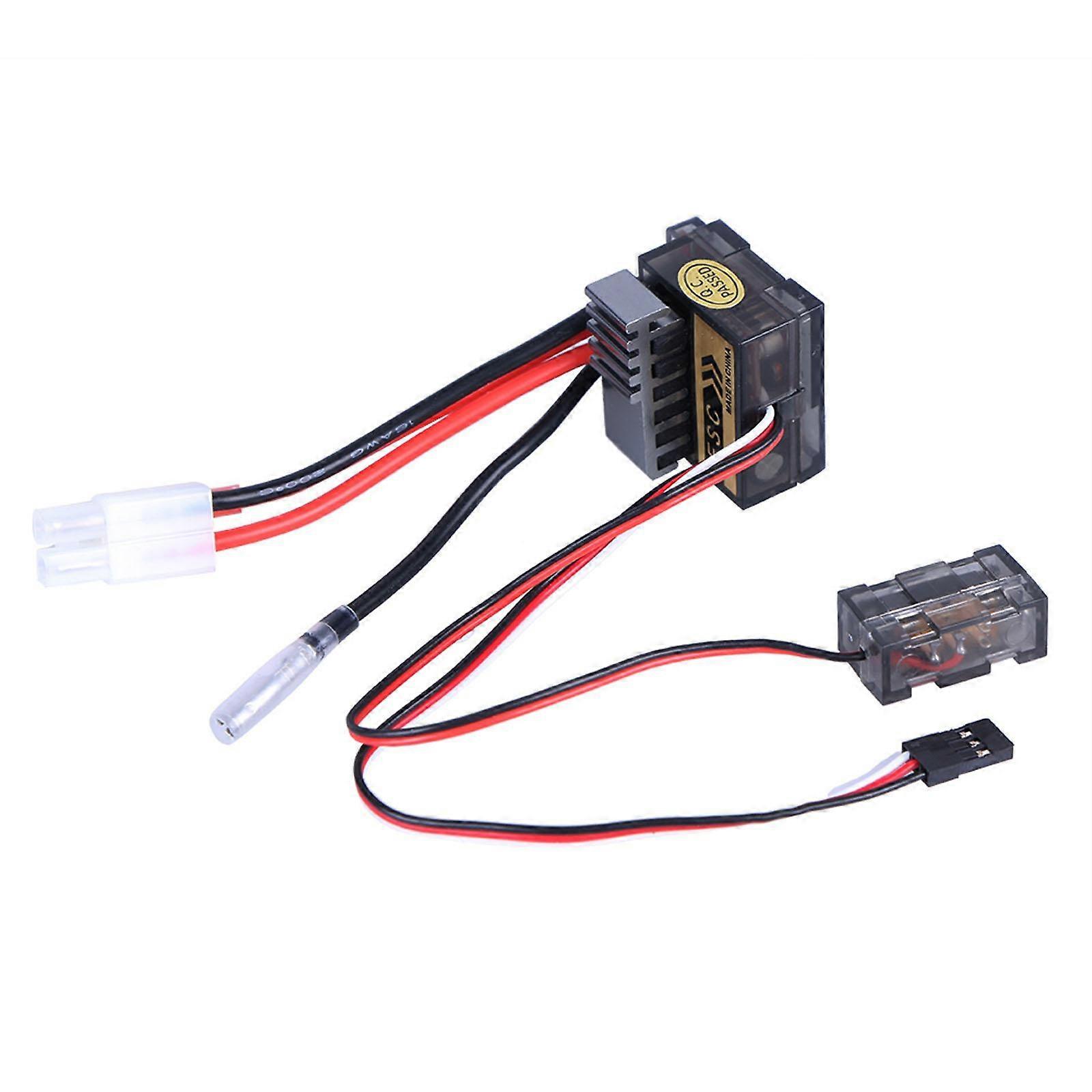 RC Car Brushed ESC Waterproof Electronic Speed Controller 320A 6-16.8V/2A Remote Control Vehicle Part Crawler Boat Accs