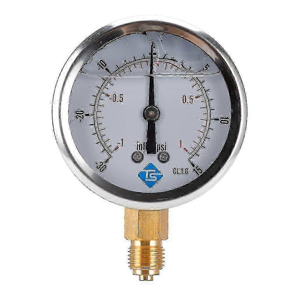 Μετρητής κενού 68mm, -1/0 bar &-30*hg - αρσενικός πυθμένας Connectio B