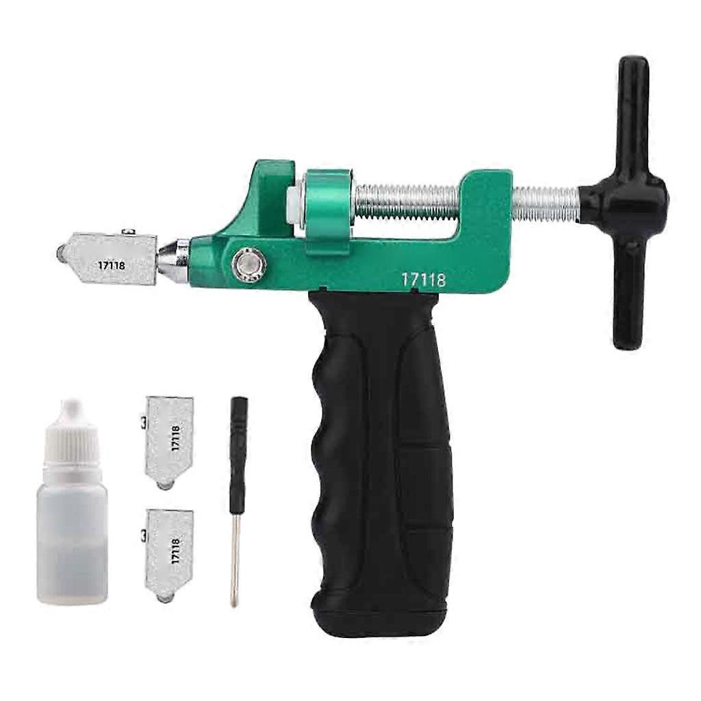 Two-in-one Tile Opener Glass Tile Cutter Opener for DIY Home Glass Tile Cutter Glass Opener with 2 In1 Handheld Multicolor