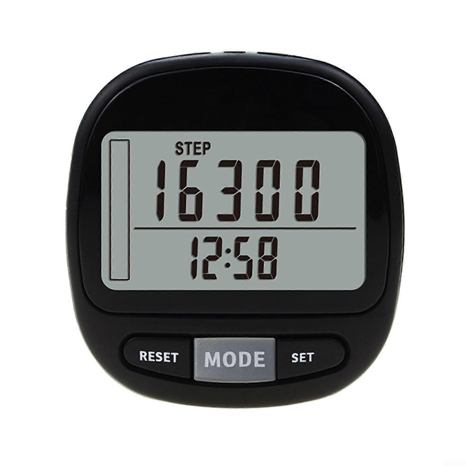 CR-812 3D Pedometer Mini Walking Pedometer With Clip For Accurate Step Counting