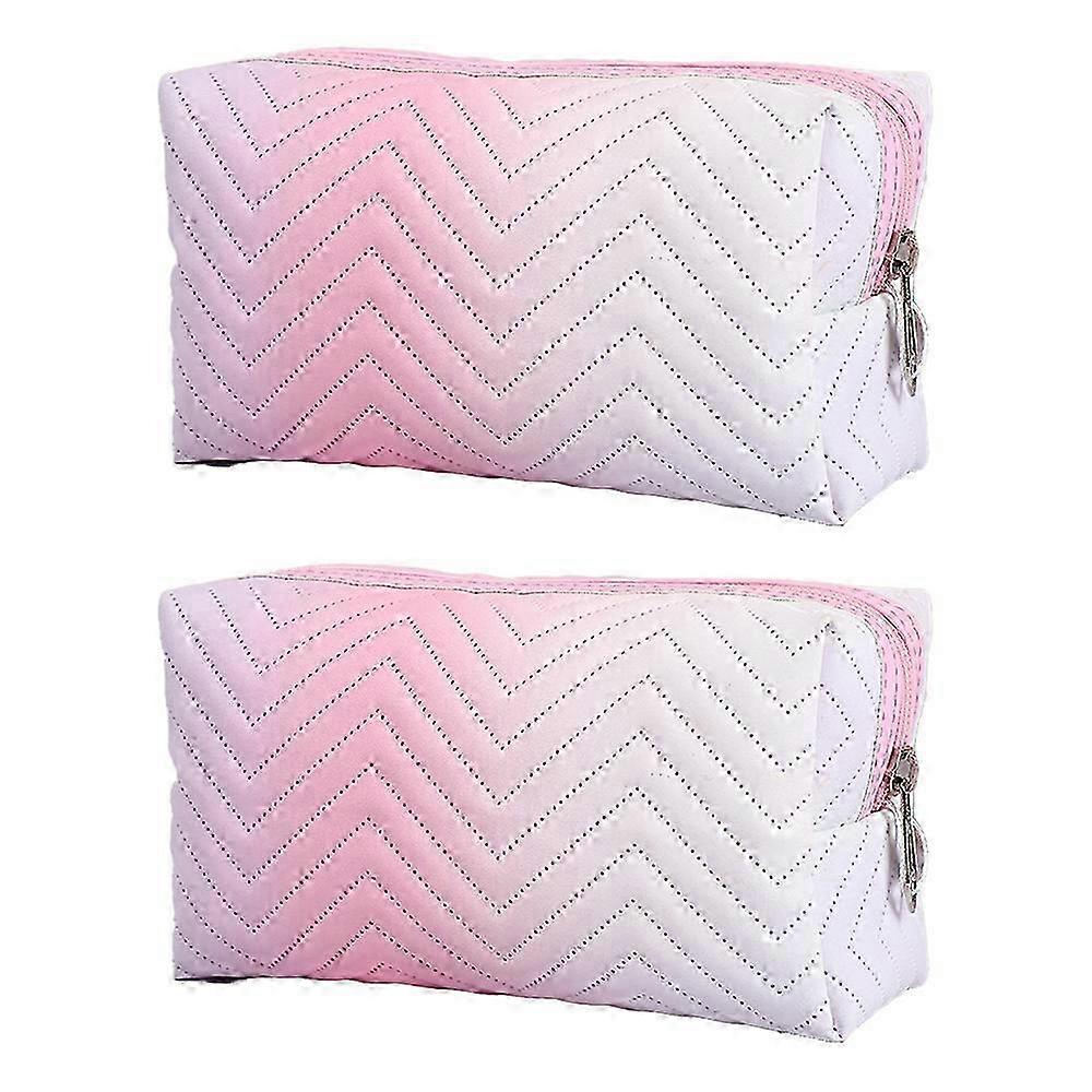 Three-Dimensional Gradient Cosmetic Bag, Travel Toiletry Storage Bag, Ideal for Organizing Cosmetics and Toiletries