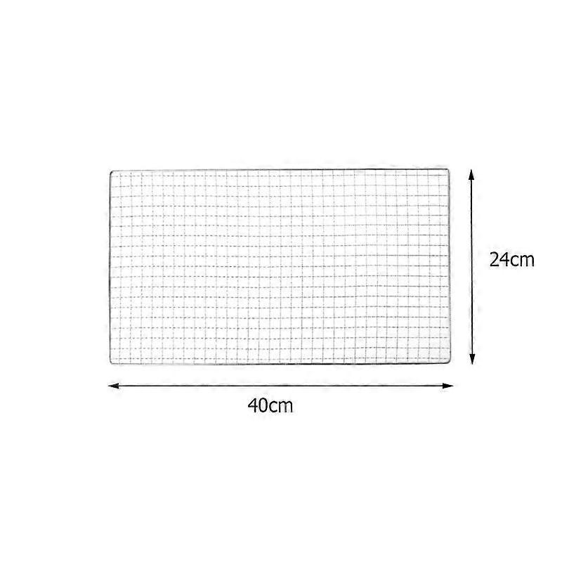 New Steel BBQ Grill Grate Grid Wire Mesh Rack Cooking M6P3 Net Replacement