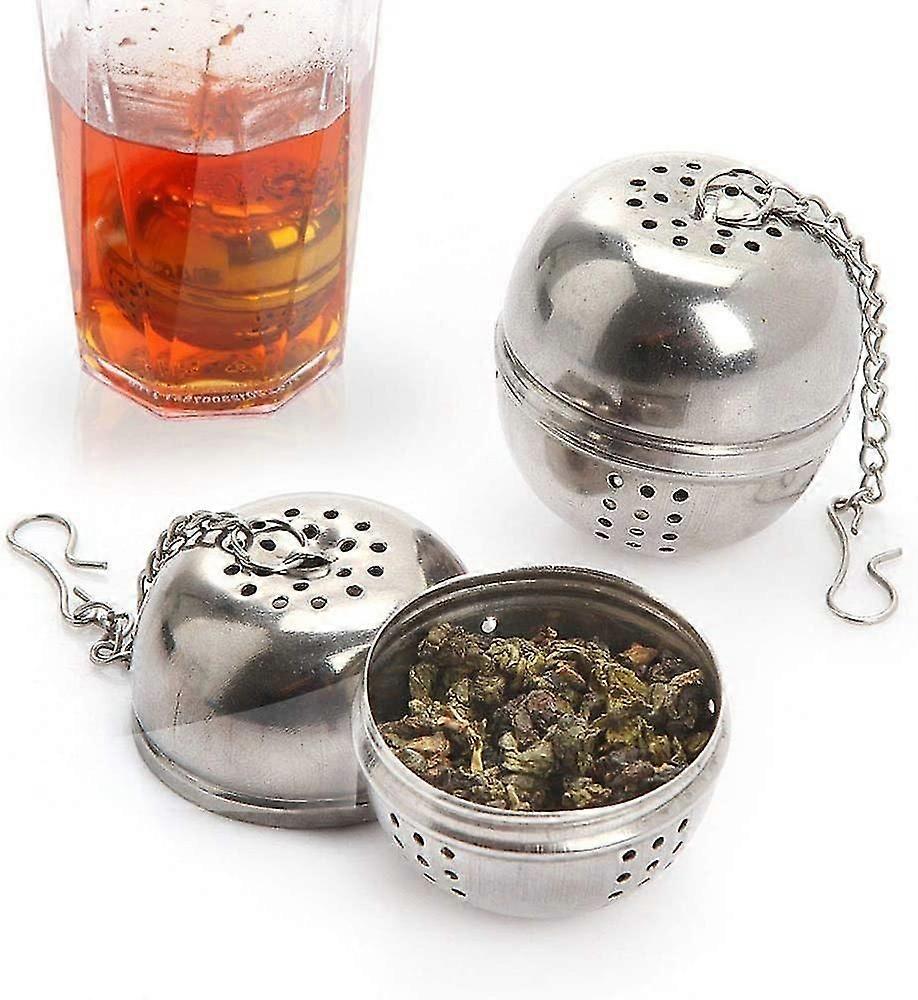 2 Pcs Stainless Steel Tea Strainer