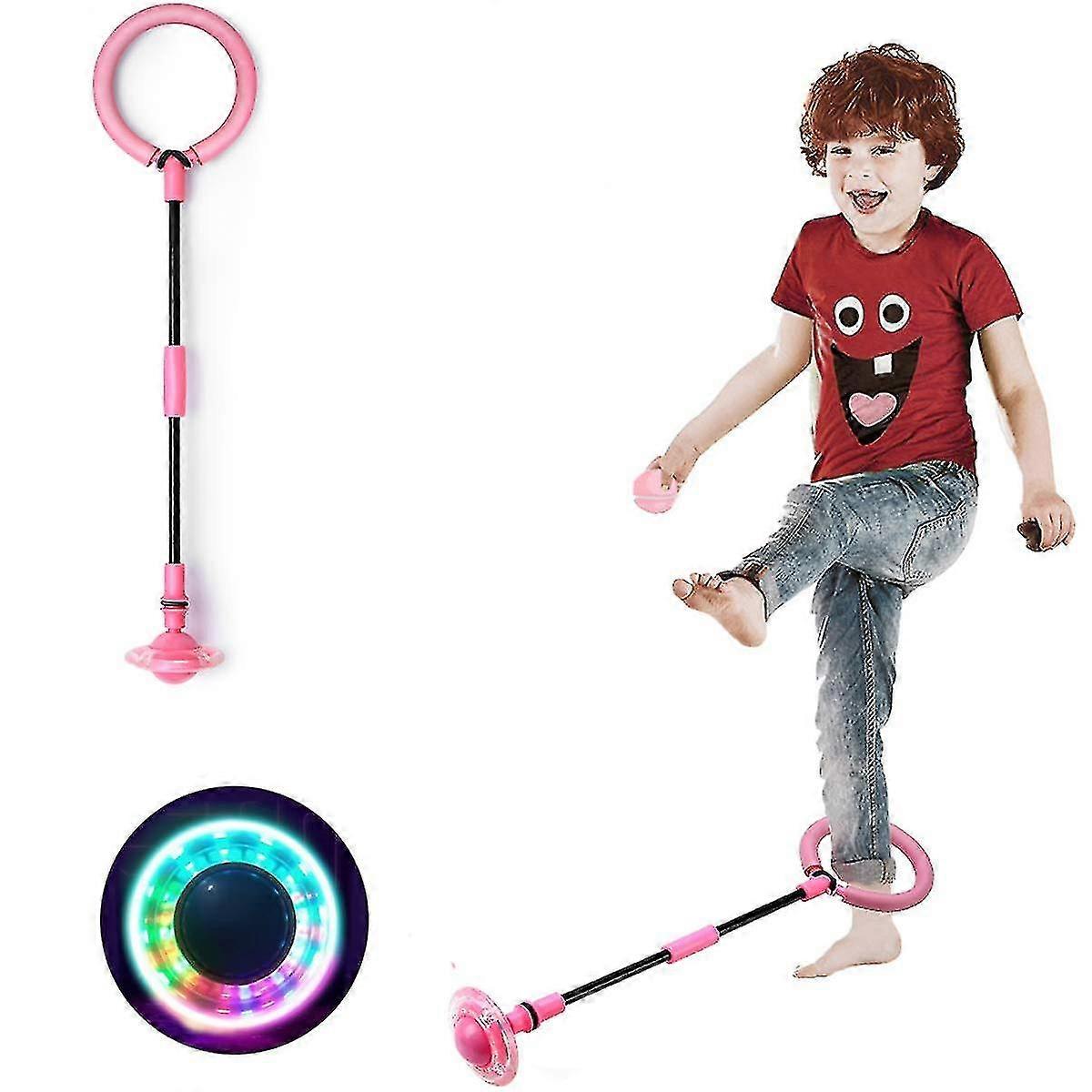 Colorful Foldable Ankle Skip Ball for Kids, Fitness Jump Rope and Swing Ball for Fun Fat Burning Games - Great for Children��s Playtime Activ