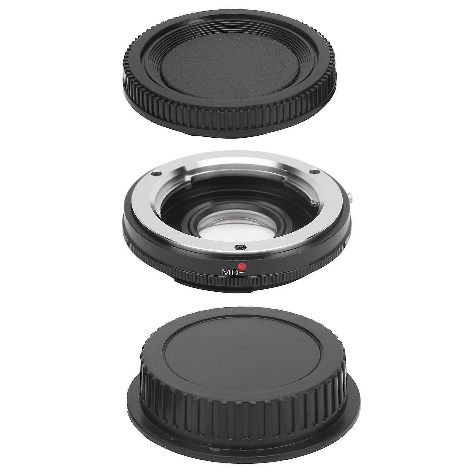 Adaptateur de monture d'objectif MDEOS pour objectif Minolta MD vers boîtier d'appareil photo Canon EF EFS