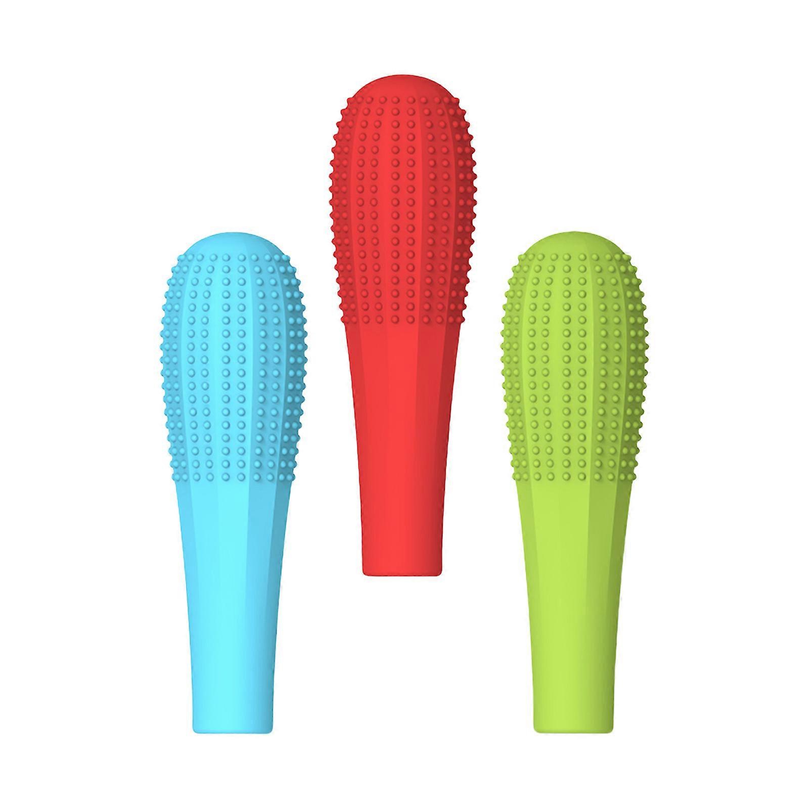 Chewable Pencil Toppers for Sensory Silicone Chew Toys with Special Orals Motor Needs Fidgets Stim Toy for Autism Children Mixed color