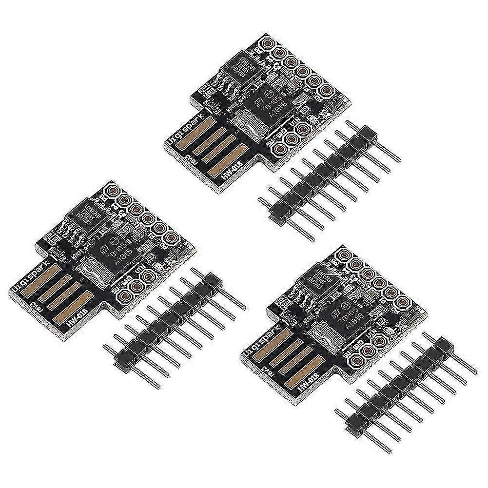 3 Pcs ATtiny85 Placa de Desenvolvimento Micro-USB Compatível para Uso Geral, Ideal para Vários Projetos