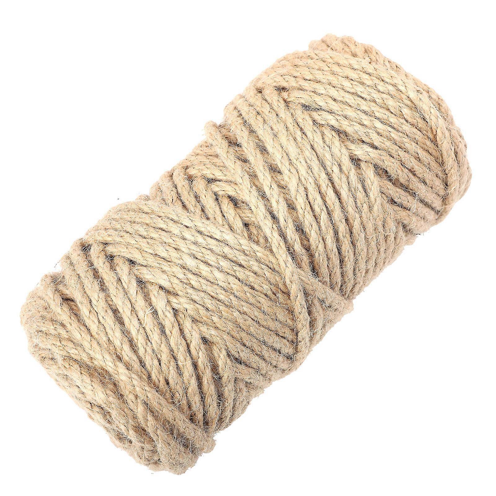Multi functional DIY Binding Rope 50m Craft Making Linen Rope Hemp Linen Cord