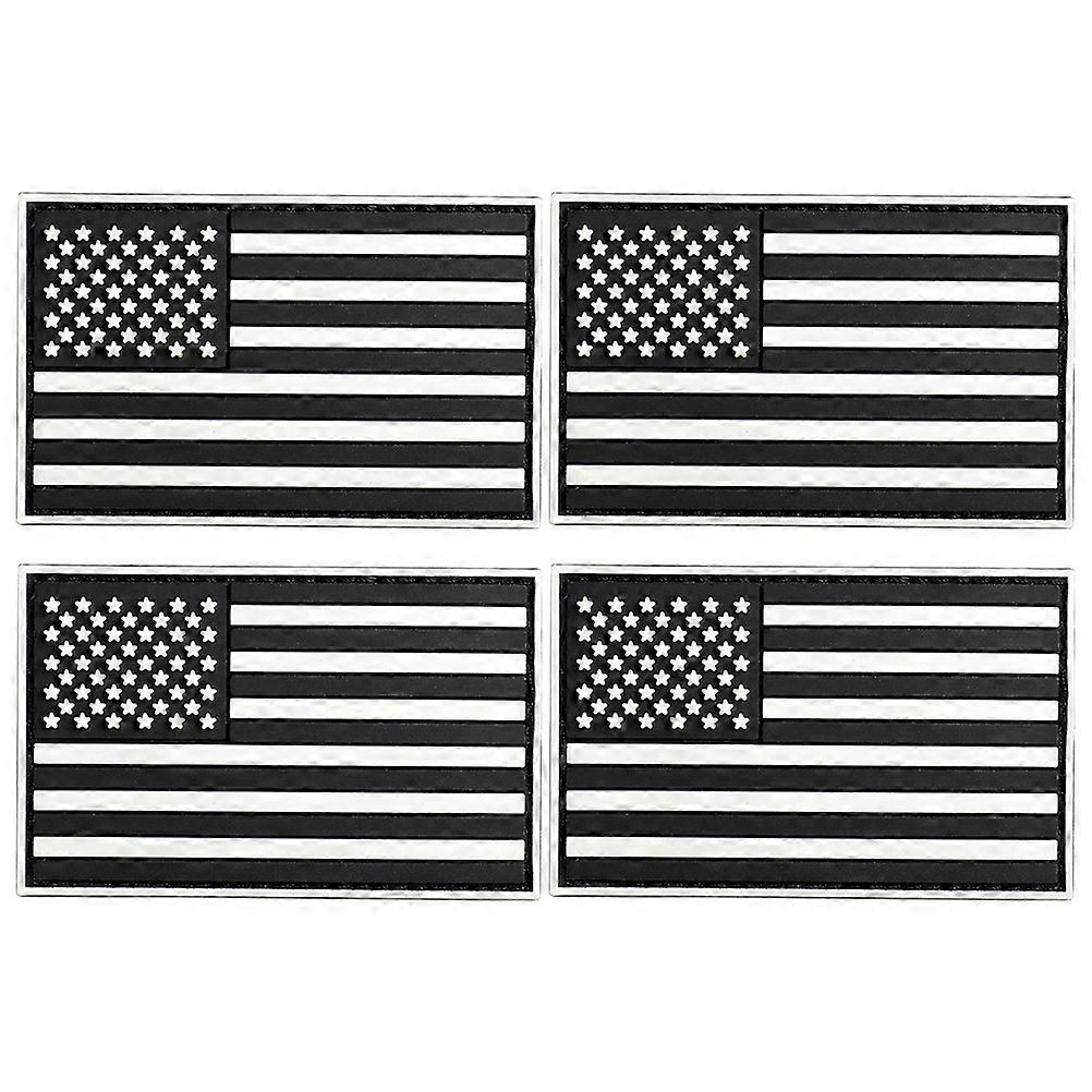 Decorative Embroidered Applique Clothes Patches Flag Design for DIY Projects General Users 4Pcs