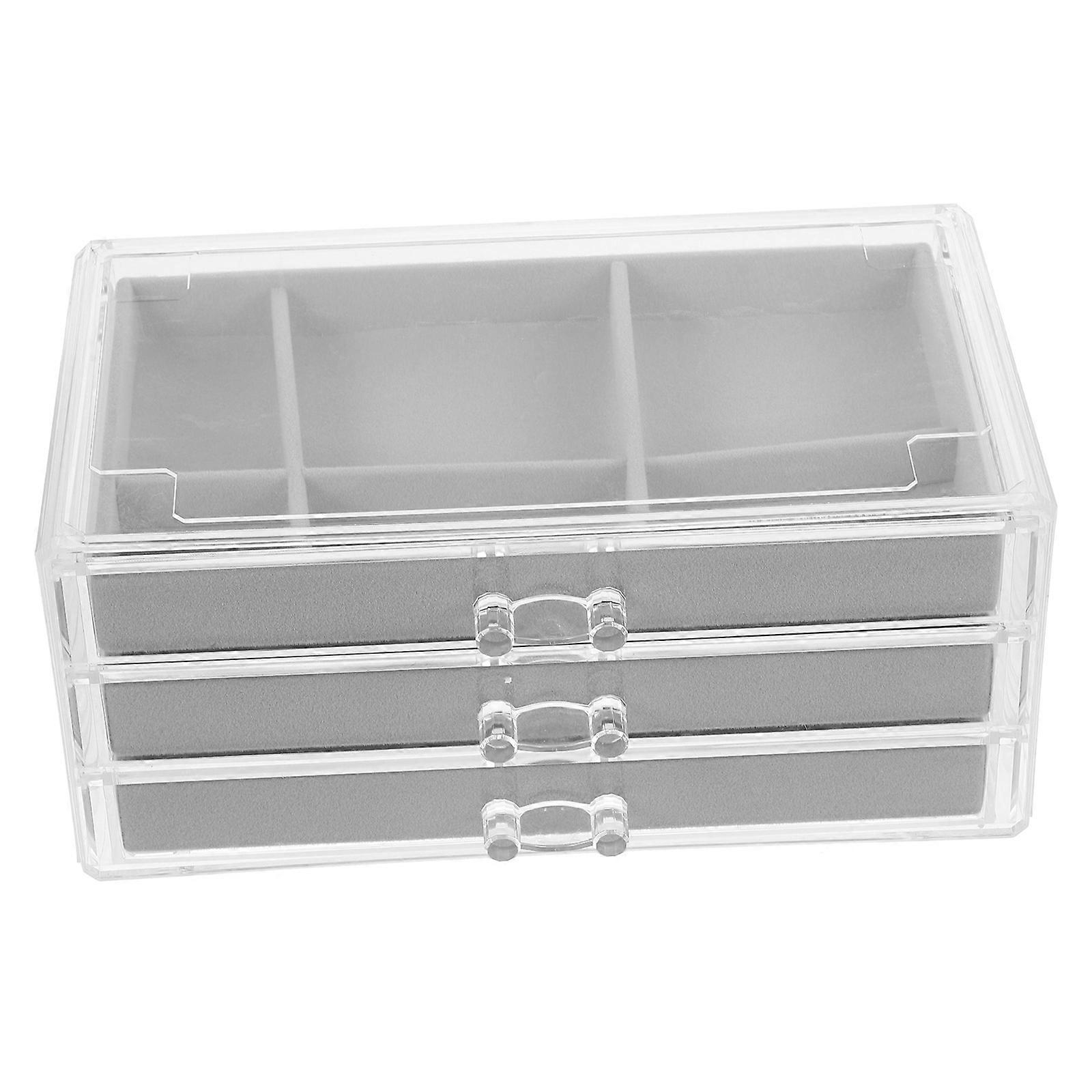 Earrings Storage Box Simple Rectangular Shape 10.5X15X23.5CM 1Set