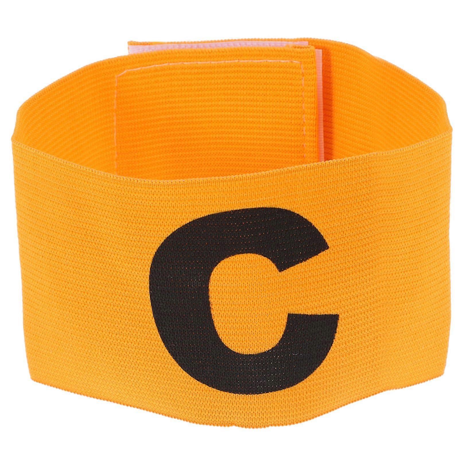 Football Captain's Arm Shields Bracelets Team Leader Armband Yellow