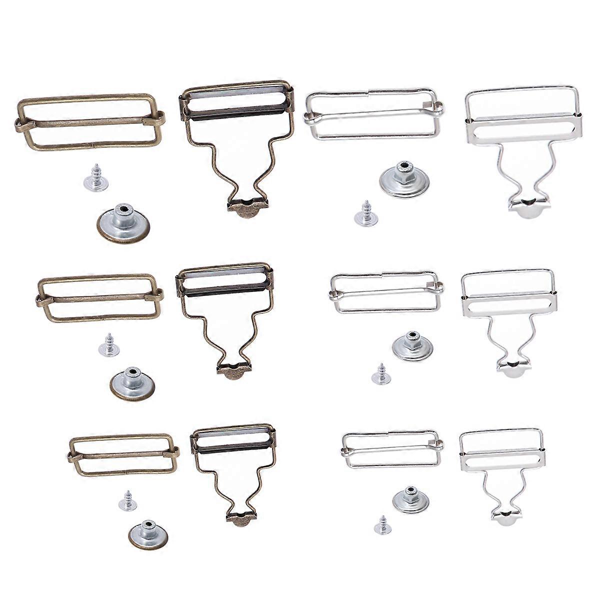 Hosenträger Cucurbit Schnallen Metall Overall Schnallen Set Kupfer Material Safe 12 Sets
