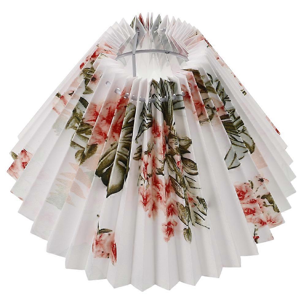 Lampshade For Table Lamps Small Pleated Lampshade Light Diffusion Multi Color 24.00X16.00X2.00Cm Homeowners 1Set