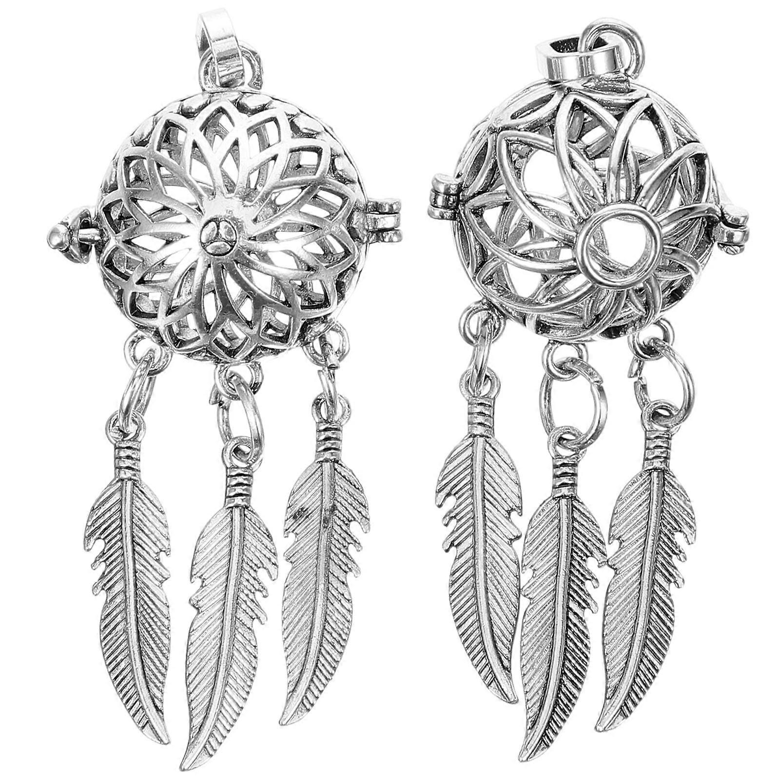 Lapač snů Přívěsek Slitina Náhrdelník Přívěsek pro DIY Výroba šperků 2 ks