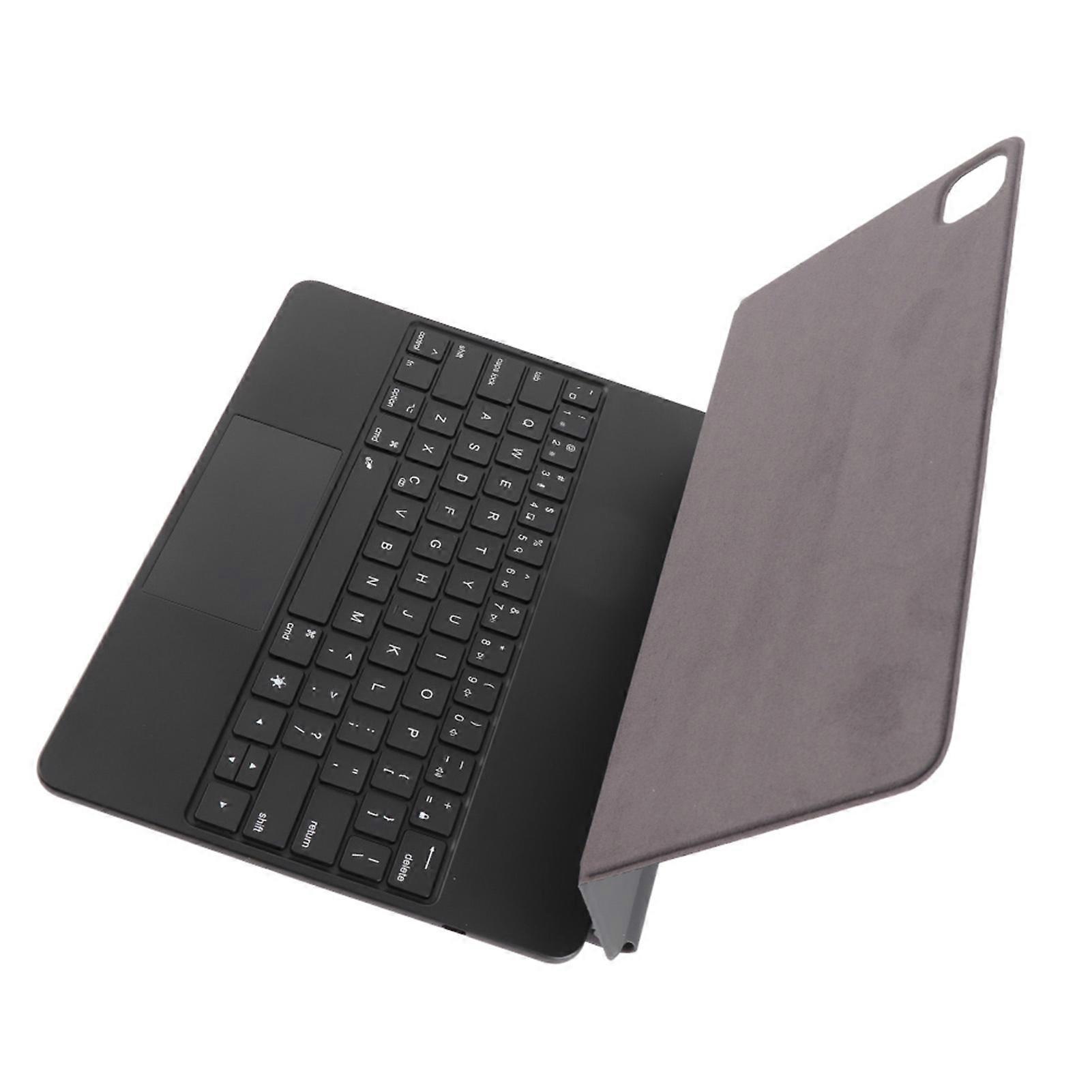 Tablet Keyboard Protective Case BT Touch Magnetic Floating Keyboard Tablet Protective Cover Black
