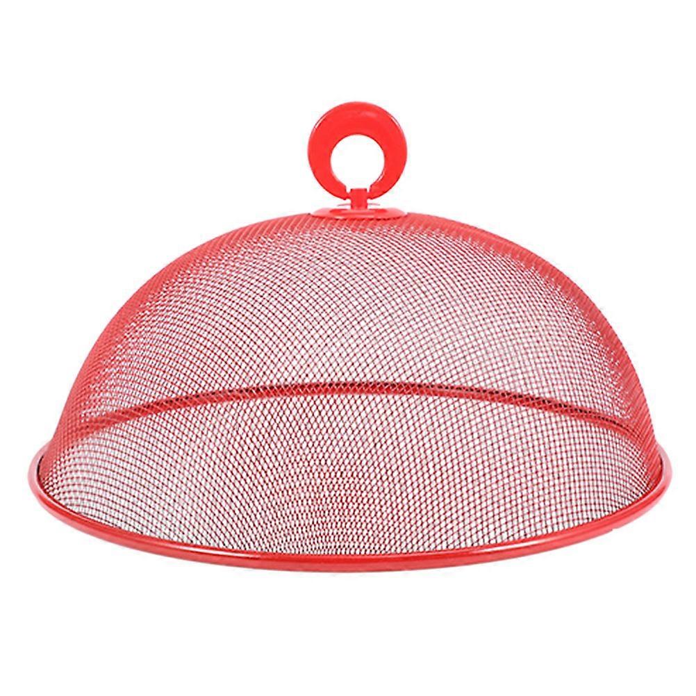 Red Iron Food Cover for Home Use and Practical Fashion Design Keeps Flies Away 1pc
