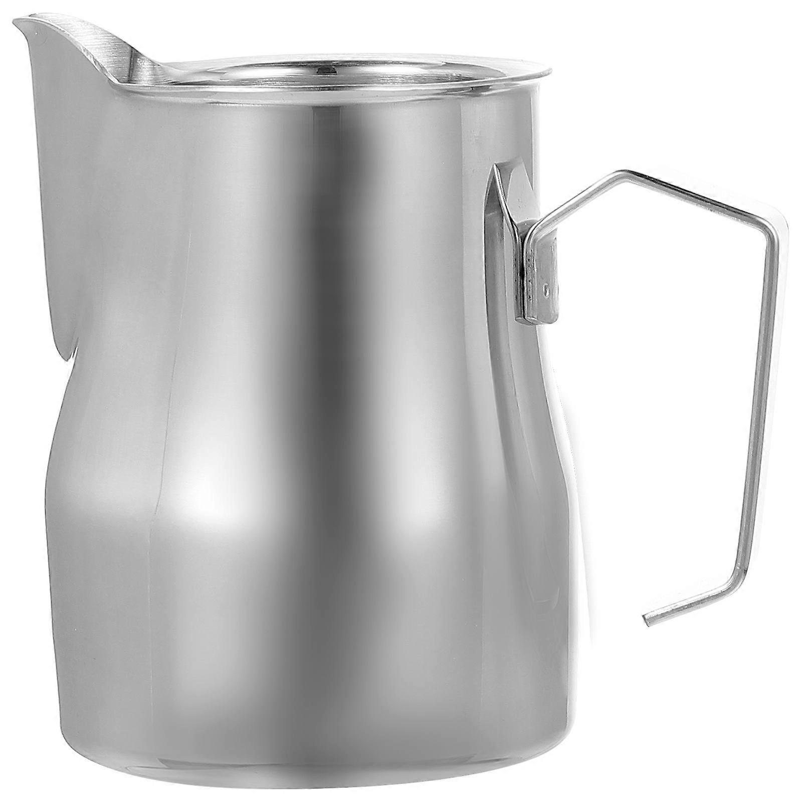 Stainless Mug Milk Frothing Pitcher Scald Prevention 11X10.5X7.5CM 1Set